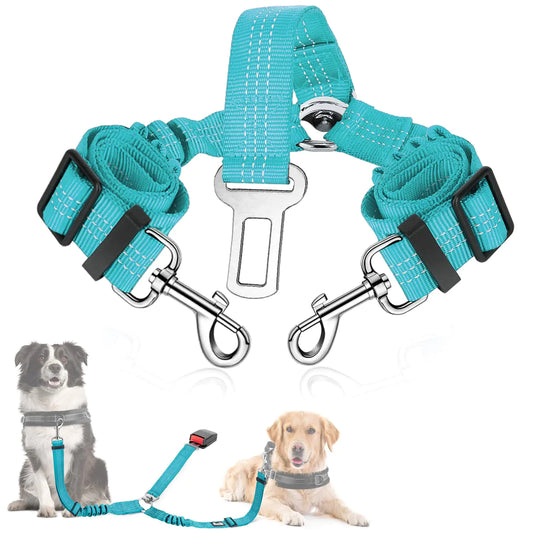Double Dog Seat Belt Adjustable Car Safety